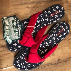 Tidewater Comfort Wave Nautical Sandals Sz 11